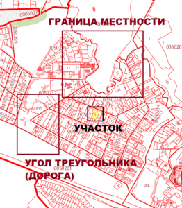 Расположение участка на Кад.карте